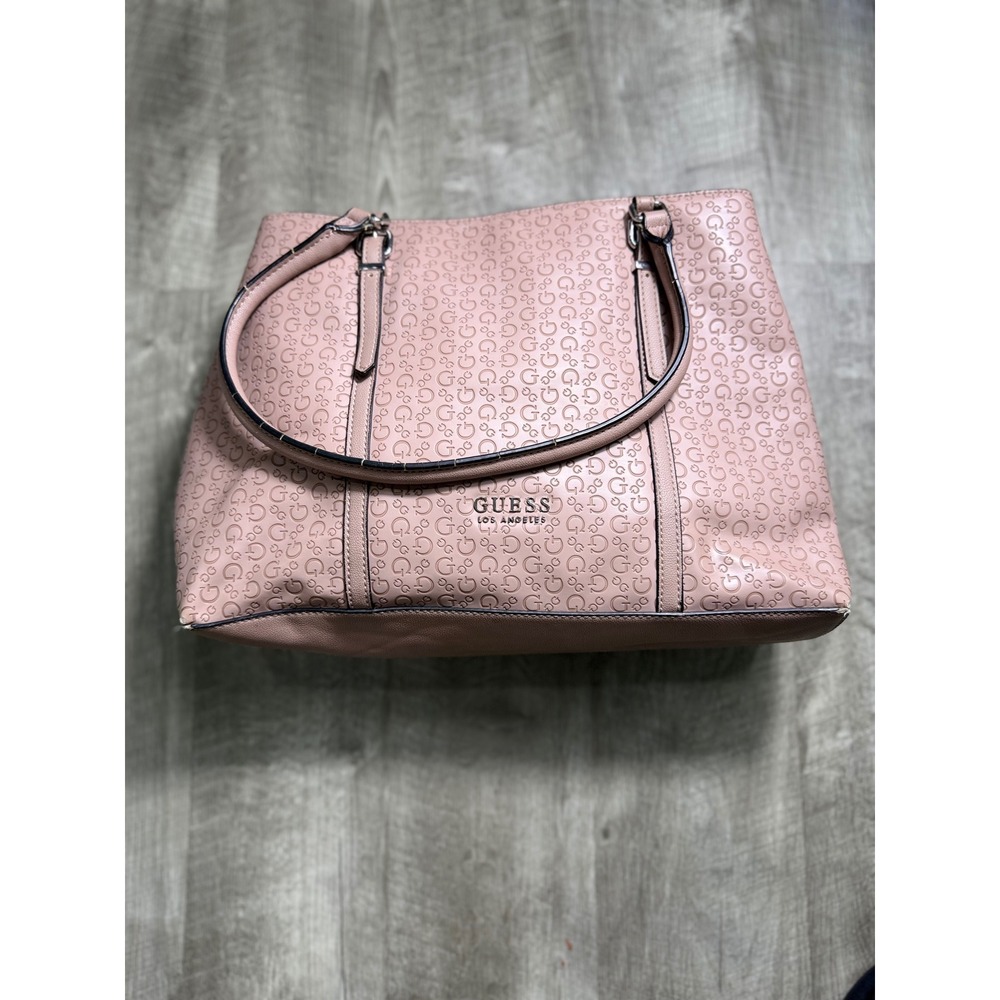 Guess Los Angeles Blush Pink Tote Bag Handbag